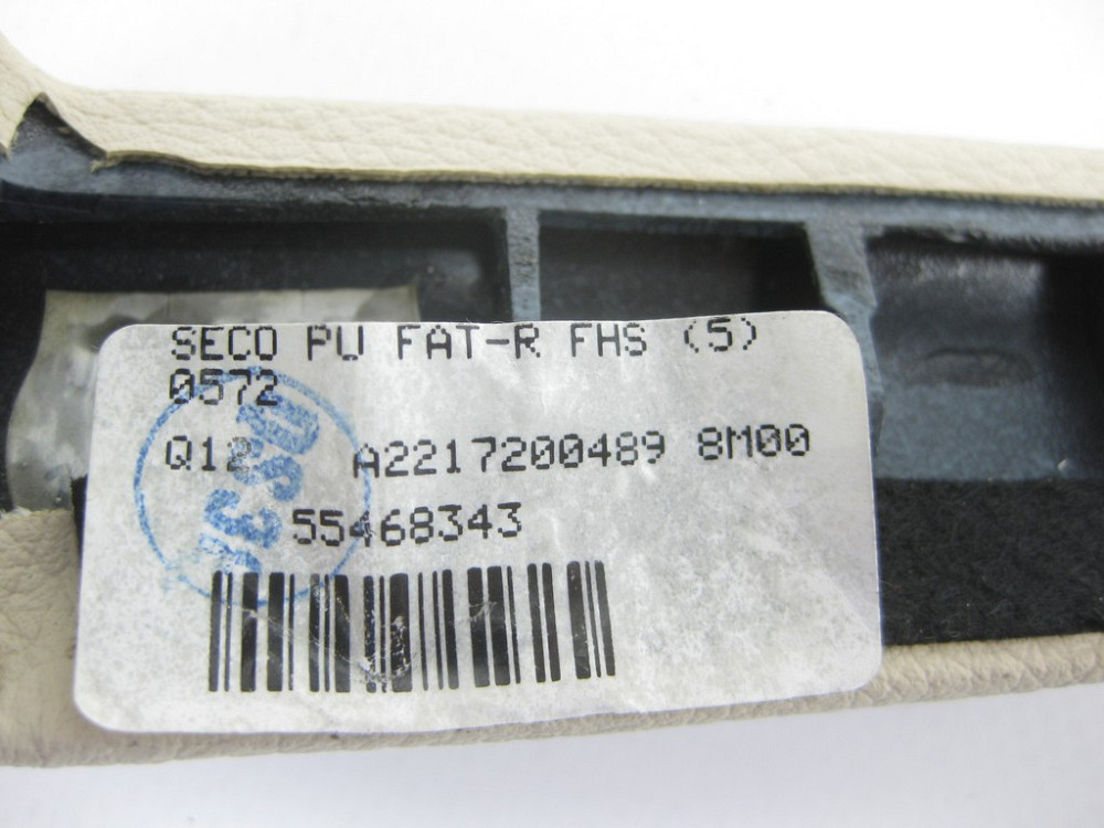 Mercedes-Benz  A2217200489 8M00 Облицювання бежева шкіра блоку кнопок склопідйомника на передній правій дверній карті S-Class W221 Одесса - изображение 8