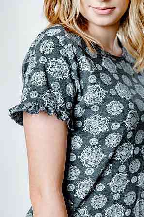 Домашній жіночий комплект, піжама, сірий, 100% бавовна Крохатушка одяг Київ