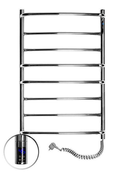 Рушникосушарка електрична NAVIN Омега 530х800 права сенсор з таймером Київ - фото 1