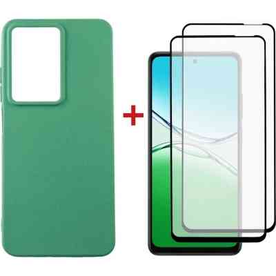 Чохол до мобільного телефона Dengos Oppo A5 4G Case Soft + 2 Glass (Mint) (DG-CTG2P-27) Вінниця