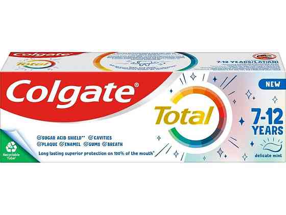 Зубна паста 50мл Від 7 років Дитяча Total kids 7-12 років ТМ COLGATE   Solmir Київ