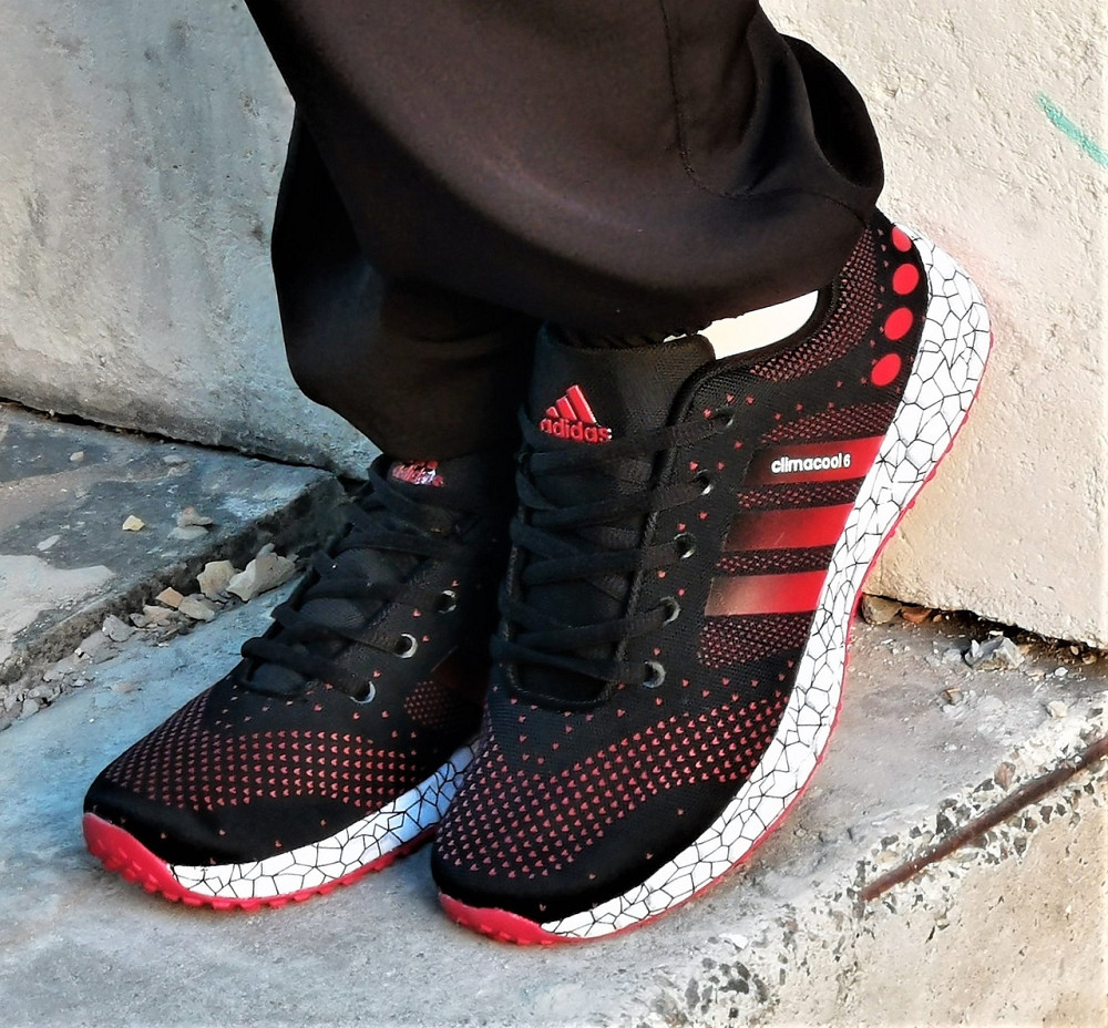 Кросівки Adidas Climacool Чорні Чоловічі Адіас Червоні (розміри: 41,42,43,44,45) Дніпро - фото 8