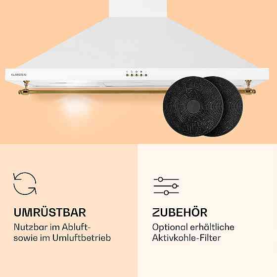 Вытяжка Montblanc 90 610 м³/ч 165 Вт 2x1,5 Вт светодиодная рейка белая (Германия, читать описание) Ровно