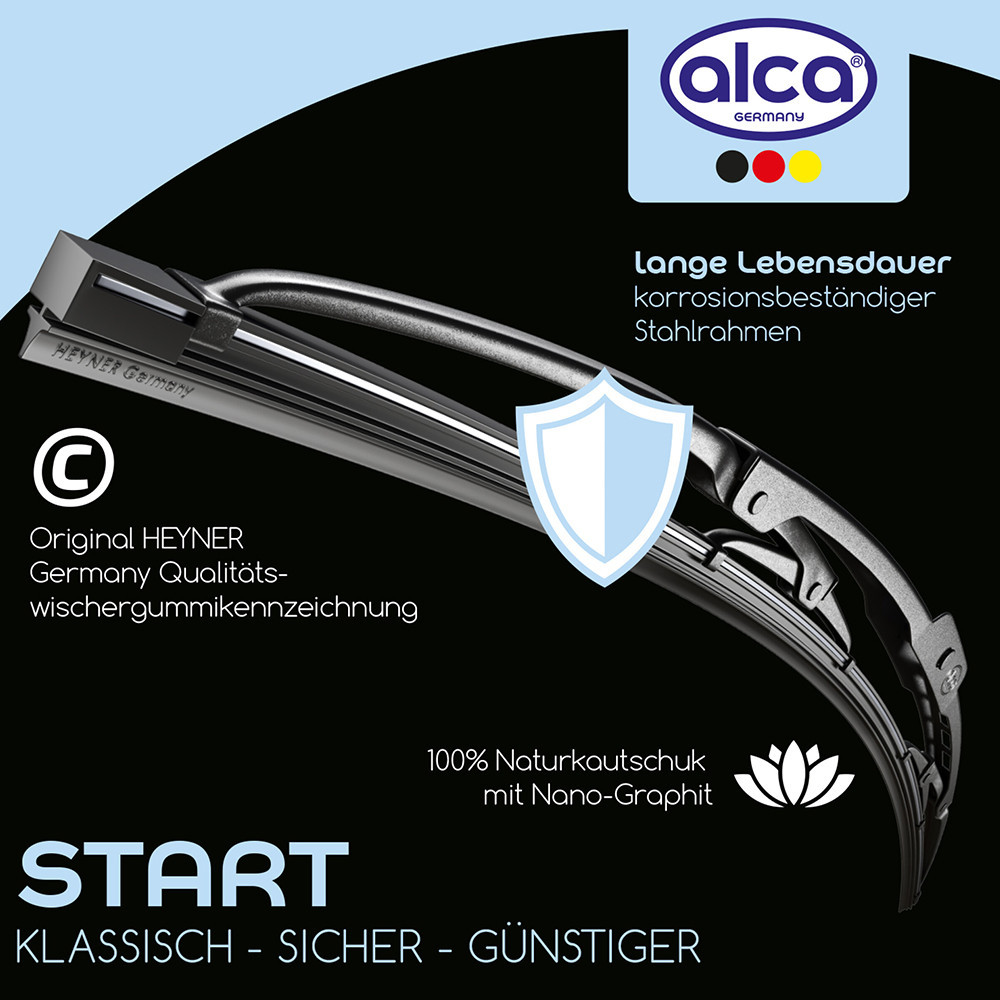 Щітка склоочисника (двірник) каркасна 