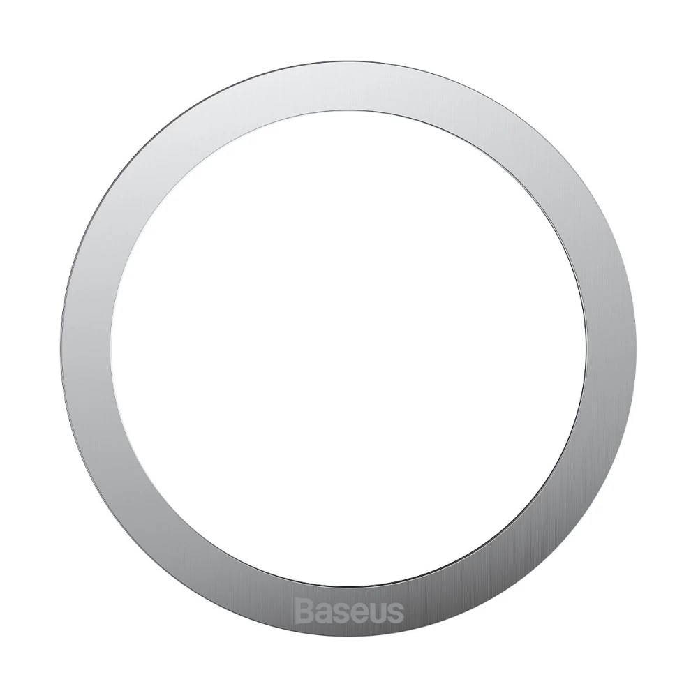 Пластина для магнитного держателя Baseus Halo Series Magnetic Metal Ring（2pcs/pack）Silver Ковель - изображение 3