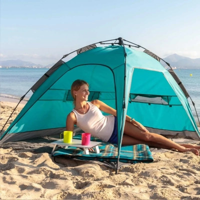 Палатка Uquip Buzzy UV 50+ Blue/Grey (241002) (DAS301052) Винница - изображение 7