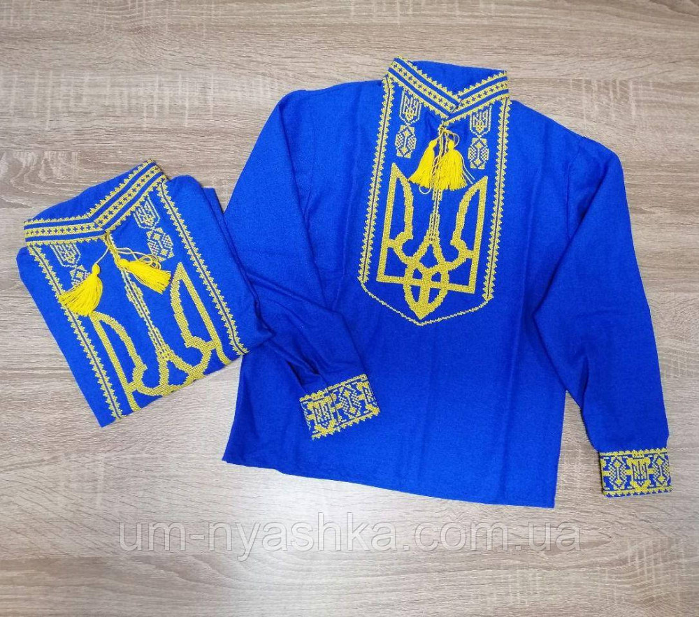 Хлопчача лляна вишиванка 