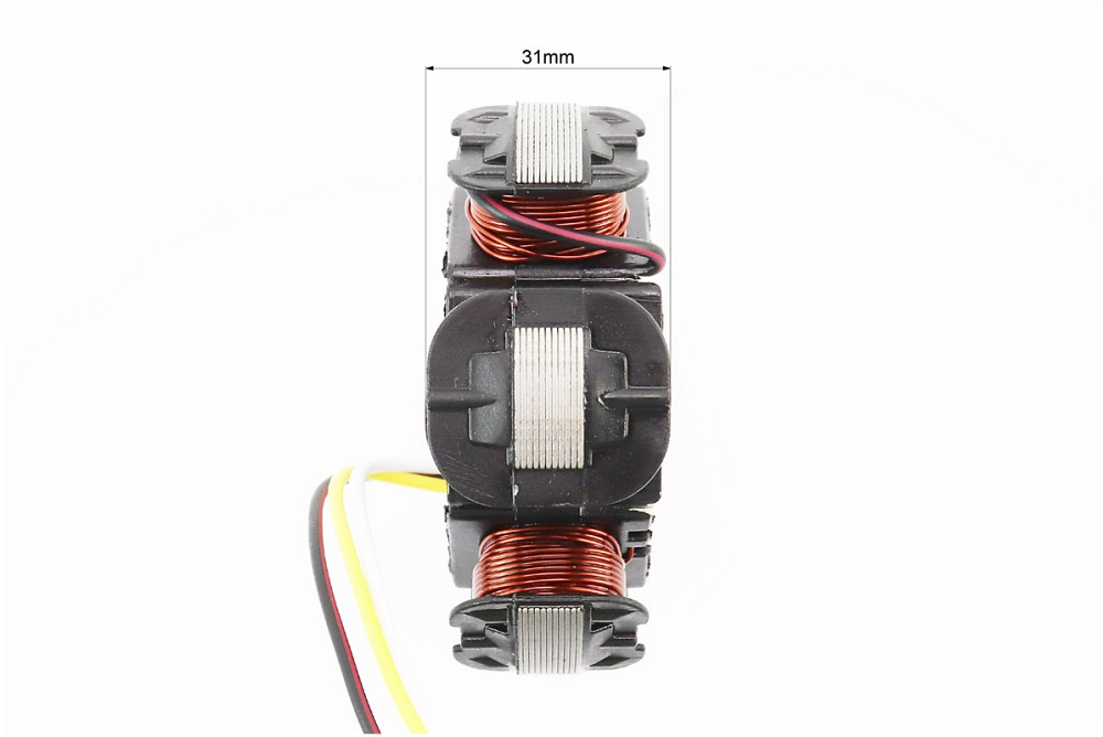 Статор магнето (генератора) Honda LEAD-90 (6 котушок роз'єм "мама 3 + 1") Київ - фото 4