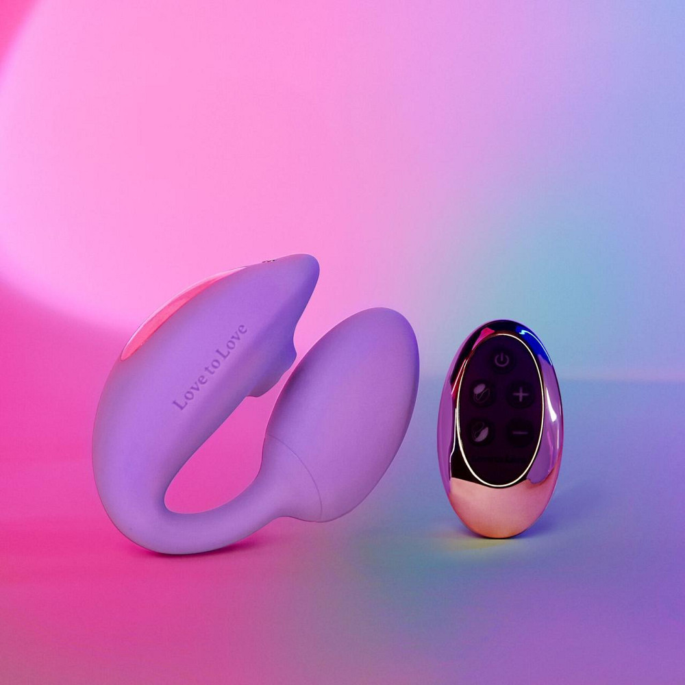 Віброяйце з вакуумною кліторальною стимуляцією Love To Love Wonderlover VIVA MAUVE Sex Aura Київ - фото 9