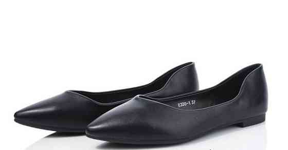 Loretta Балетки жіночі LORETTA E330-1 чорні (весна-осінь, еко-шкіра) (5959) Коломия