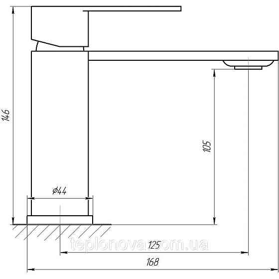 Смеситель для умывальника Globus Lux RING SR-101 Черновцы