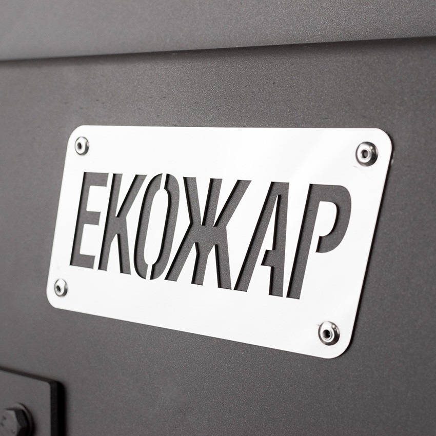 Піч булер'ян буржуйка Екожар Про 500 з вертикальними тепловими виходами Київ - фото 4