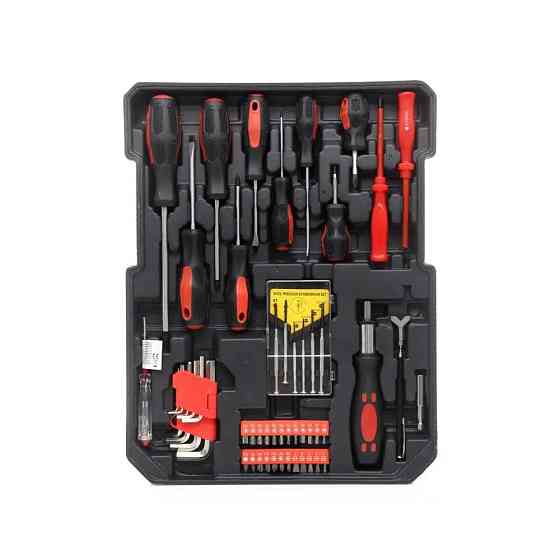 Набір автоінструменту у візку на 408 предметів / Набір інструменту для авто / Набір головок з тріскачкою Київ