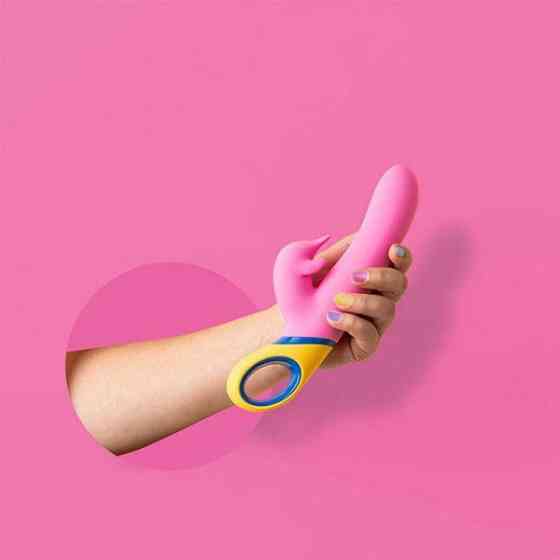 Вибратор дельфин с вращающейся головкой Copy Dolphin Vibrator PMV20 Sex Aura Киев
