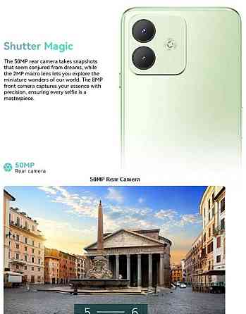 Телефон: CUBOT Note 40, 6.56" IPS екран, 8 ядер, 6+6/256Gb. Android 13 . Нові! Київ