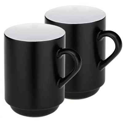 Набор чашек Kela Mattia 300 мл 2 шт Black (12756) Вінниця