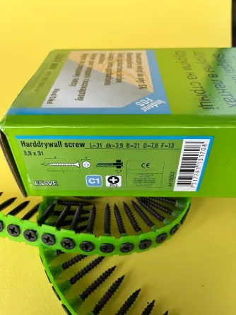 Саморізи на стрічці Essve Band 3, 9*31 мм для твердого гіпсокартону (1000 шт.) -Арт. 550533 Дніпро