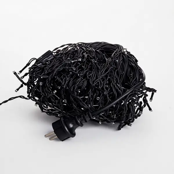 Гірлянда Бахрома 25 м, 405 LED, чорний провід, мультиколор Київ - фото 3