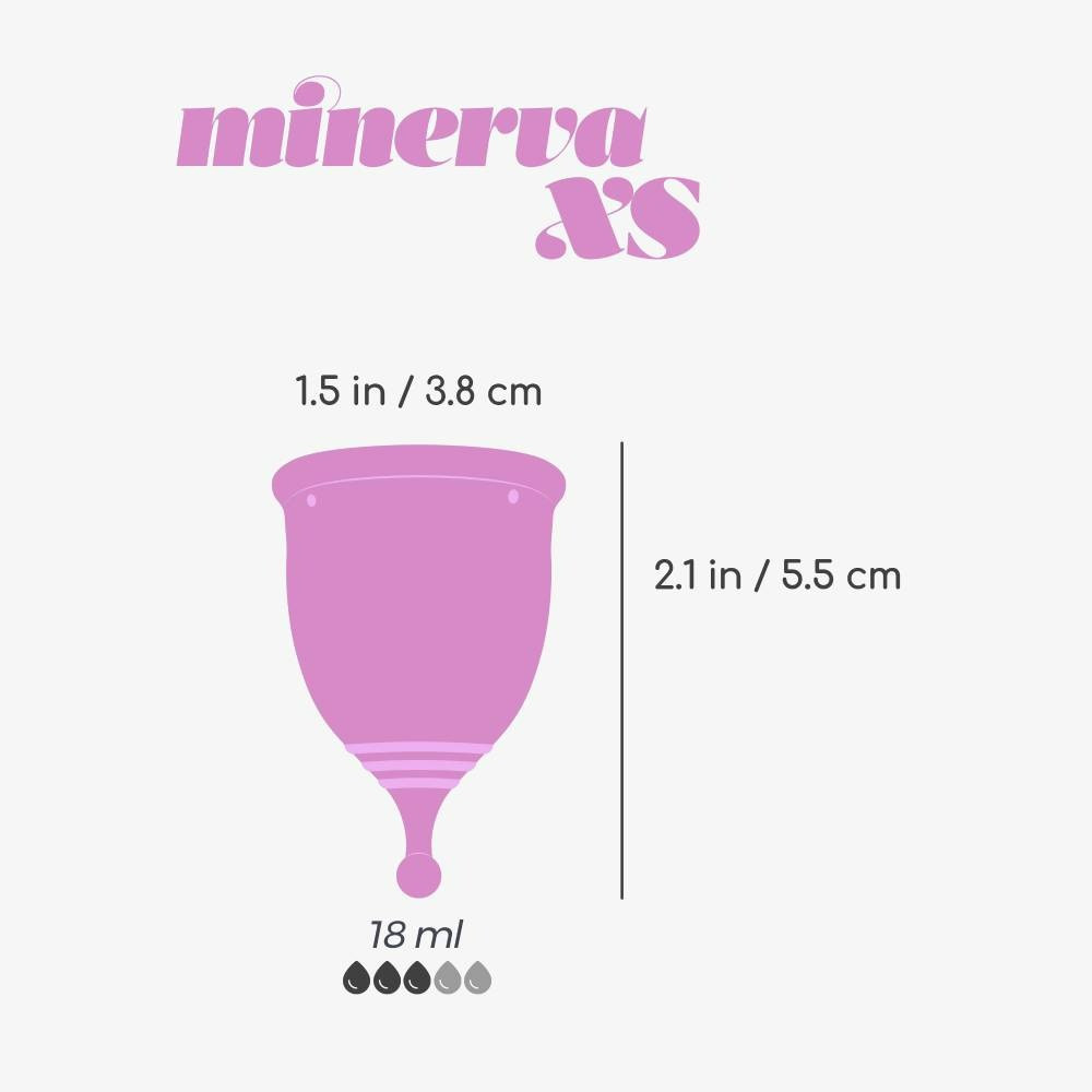 Менструальная чаша CRUSHIOUS Minerva розовая, XS, 5,5 х 3,8 см Sex Aura Киев - изображение 7