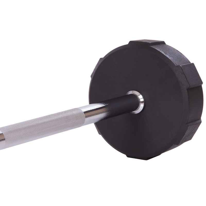 Штанга фіксована пряма поліуретанова LI NUO 3622-30 довжина 116 см 30 кг Київ - фото 4