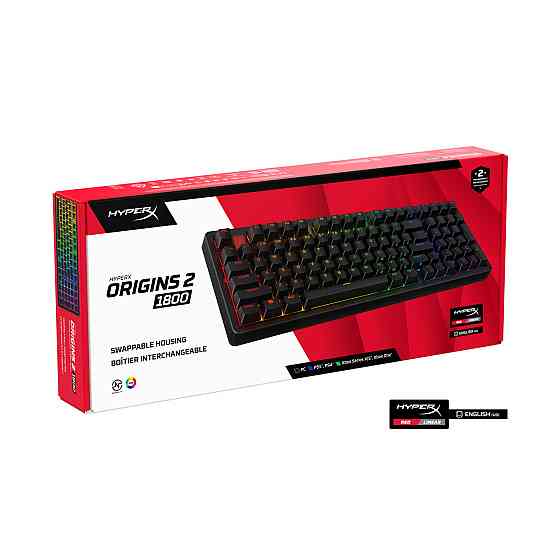 Клавіатура HyperX Origins 2 1800 HX Red USB Black (B4QS4AA) ( 22489 ) Харьков