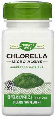 Хлорелла Nature's Way Chlorella 1230 мг 100 капсул Киев