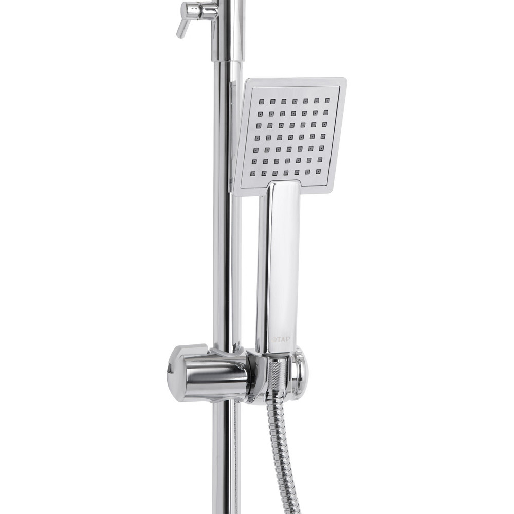 Душова система універсальна Qtap Plava на три споживачі (з виливом) з поличкою QT1005CRM Chrome Київ - фото 14