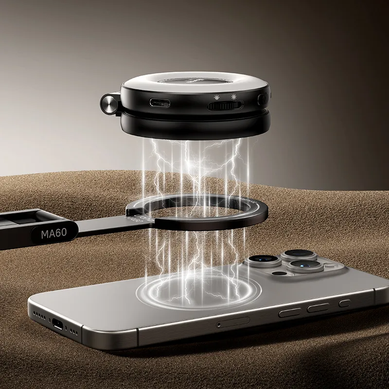 Тримач телефона Ulanzi MA60 Foldable Magnetic Phone Tripod (Orange) Киев - изображение 5