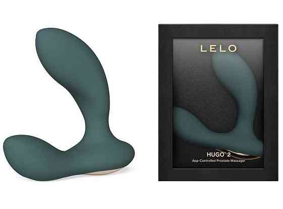 Смарт-массажер простаты LELO Hugo 2 Green, 2 мотора, повышенная мощность Sex Aura Киев