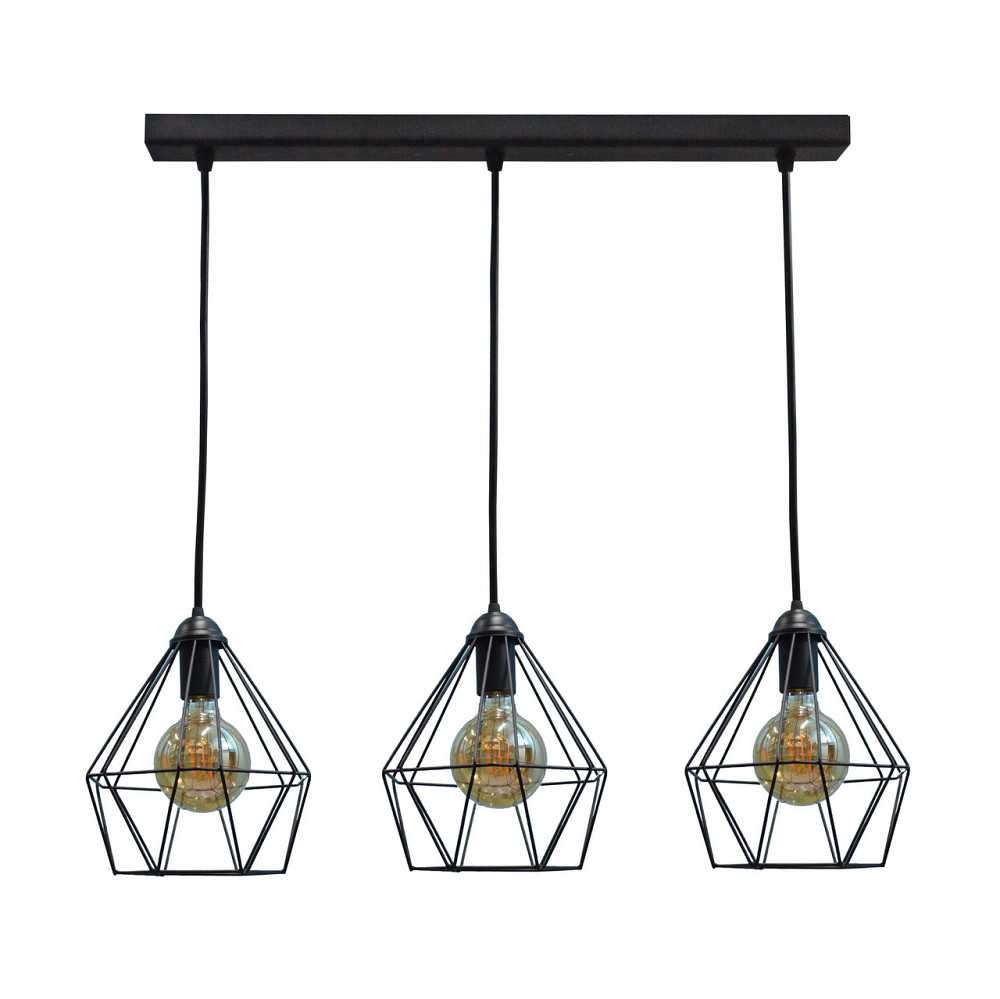 Лофт светильник подвесной Е27-3 Sierra NL 0537-3 Одесса - изображение 1