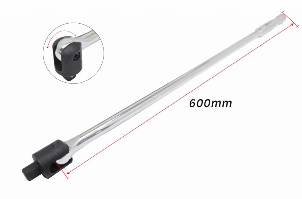 Вороток шарнірний 1/2" 600 мм SATRA S-244060 Чернігів - фото 3