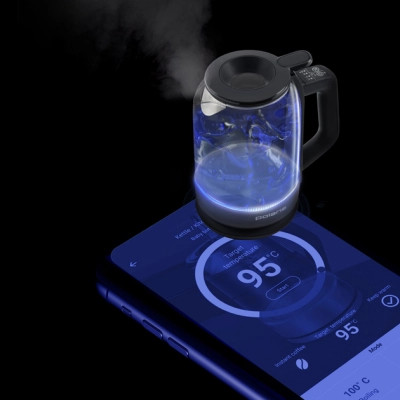 Электрочайник Polaris PWK 17107CGLD WIFI IQ Home Чорний Винница - изображение 2
