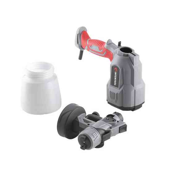 Краскопульт электрический HVLP, 0.55 кВт, 400 мл/мин, форсунка 1,8 мм, бачок 800 мл INTERTOOL DT-5055 Киев