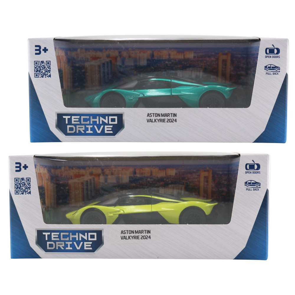 Автомодель - Aston Martin Valkyrie 2024 (зелений, жовтий) Днепр - изображение 4