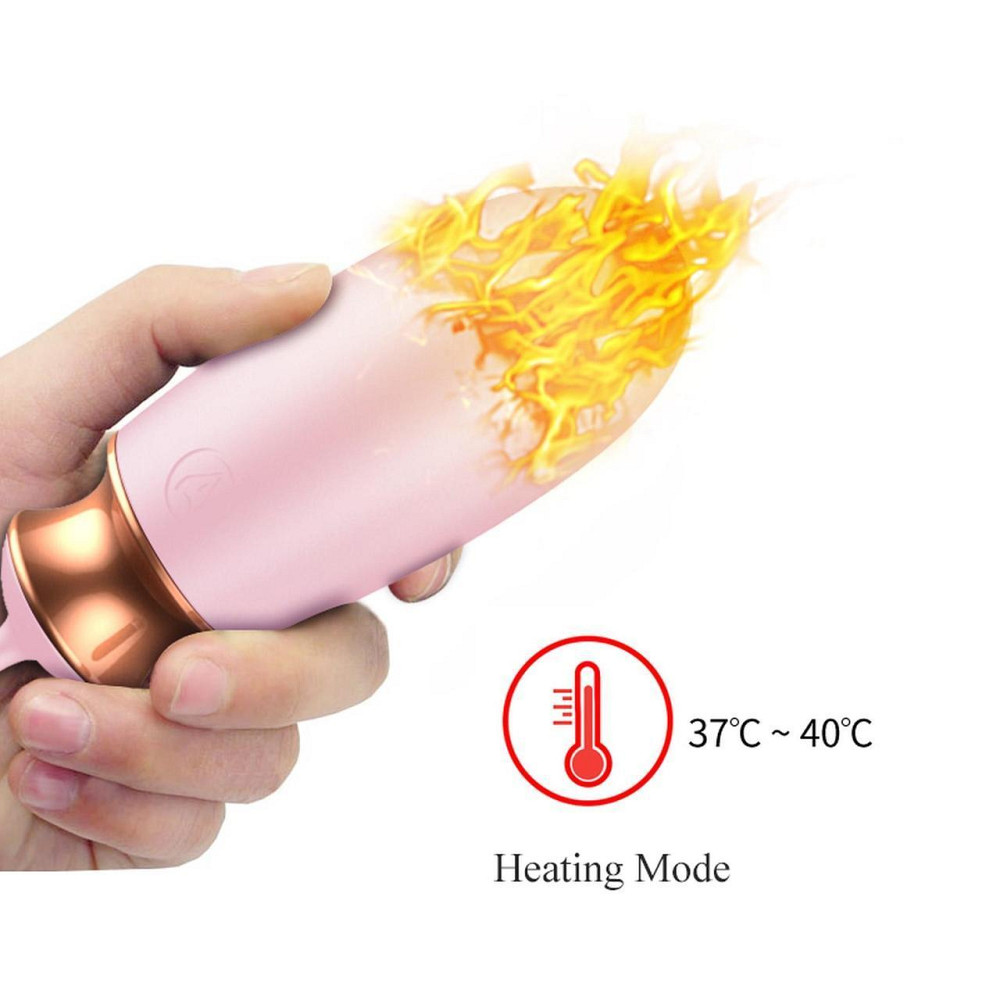 Виброяйцо - Vibrating Silicone Love Egg Pink, USB, 10 Function, Heating, Voice Control Sex Aura Киев - изображение 6