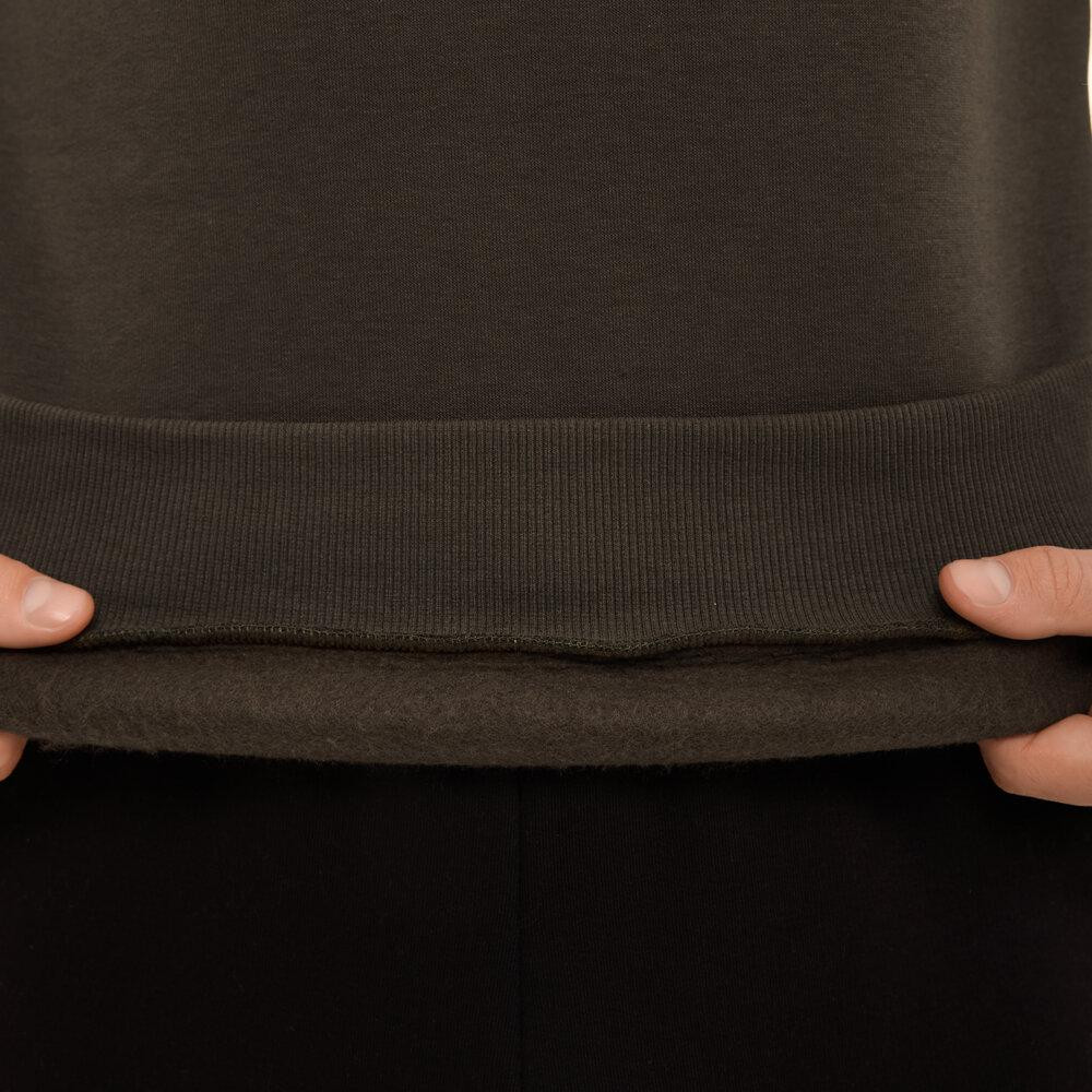 Світшот чоловічий однотонний хакі Pobedov 007 ЗИМА Київ - фото 8