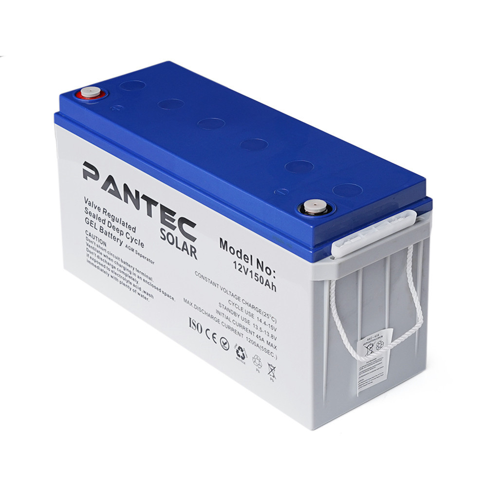 Акумуляторна батарея PANTEC  150-12 GEL 12V 150 Ah (483 x 170 x 238), 43.6 kg Grey Q1/48 Київ - фото 1