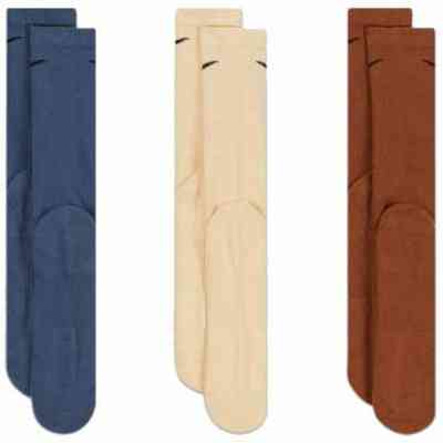 Шкарпетки Nike U NK EVERYDAY PLUS CUSH CREW SX6888-962 42-46 3 пари Синій/Коричневий/Бежевий (196153840775) Вінниця
