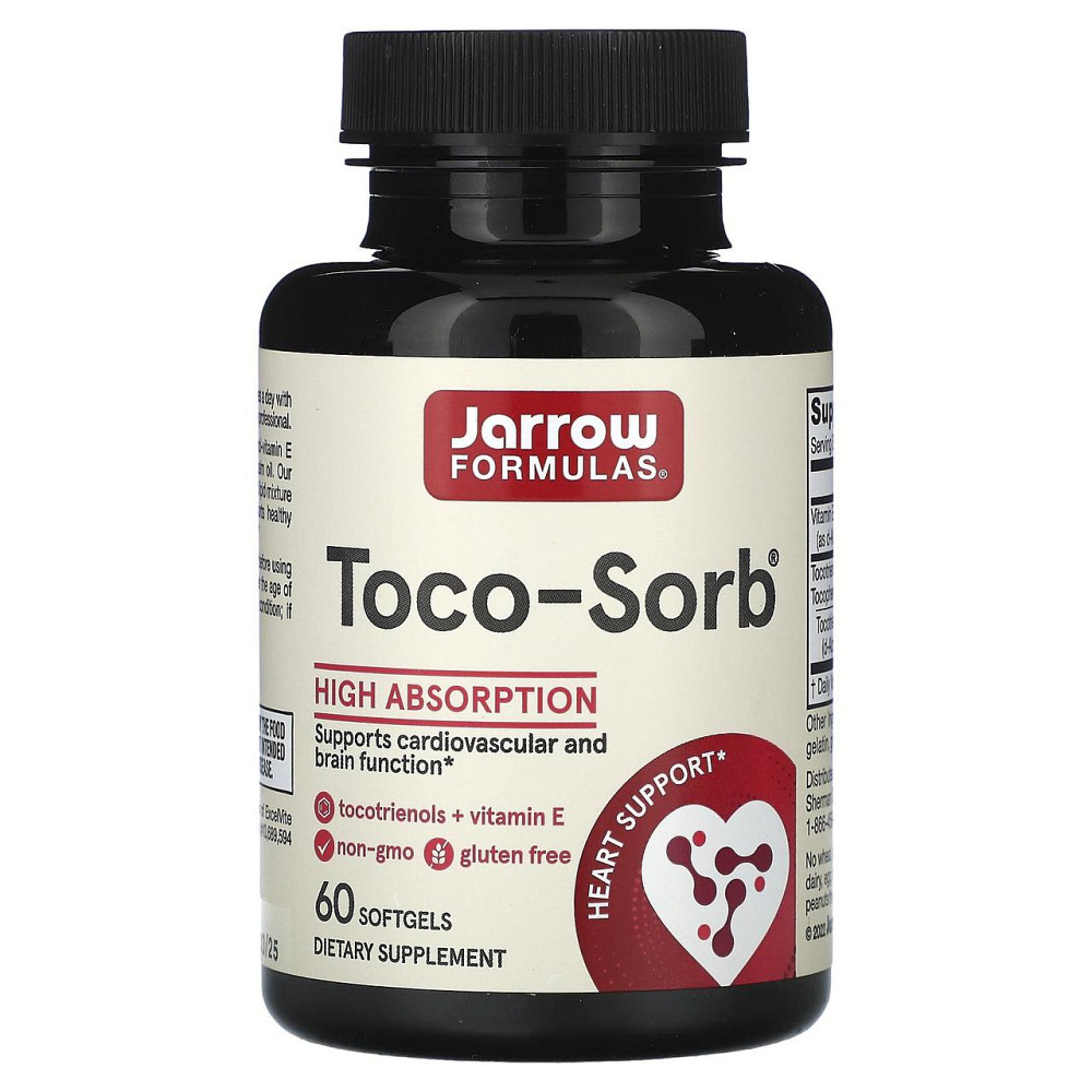 Вітамін Е та токотринол Jarrow Formulas Tocotrienols and Vitamin E 60 капс Київ - фото 1