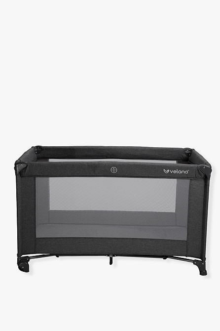 Ліжко-манеж дитяче з другим ярусом та пеленатором VELANO Tino, dark grey Київ - фото 8