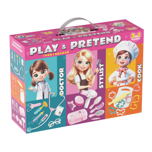 Ігровий Набір Подарунковий лікар/стиліст/кухар Технок 2277 Житомир