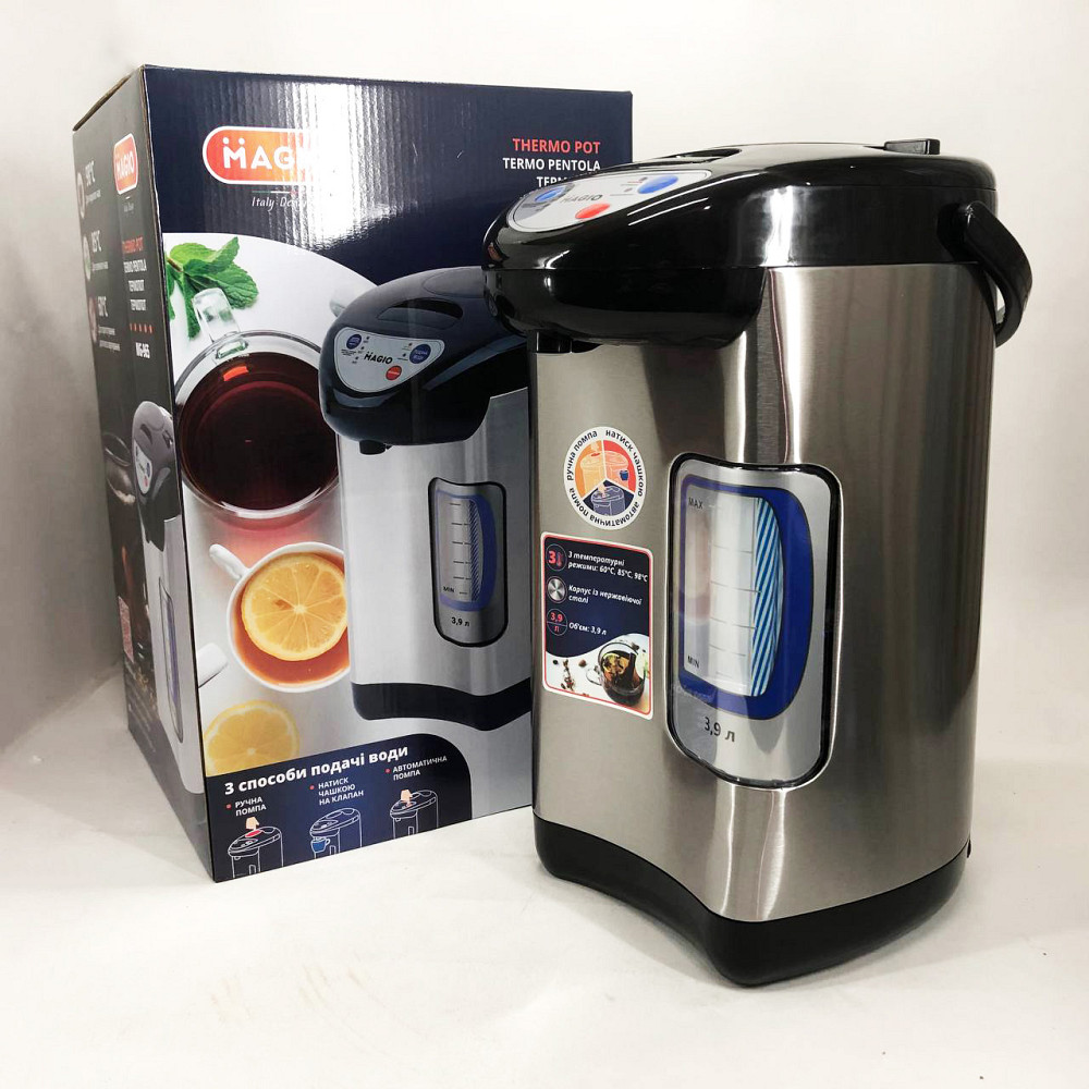 Хороший електричний термопот MAGIO MG-965, Чайники-термоси, Якісний кухонний термопот VW-54 Львів - фото 8