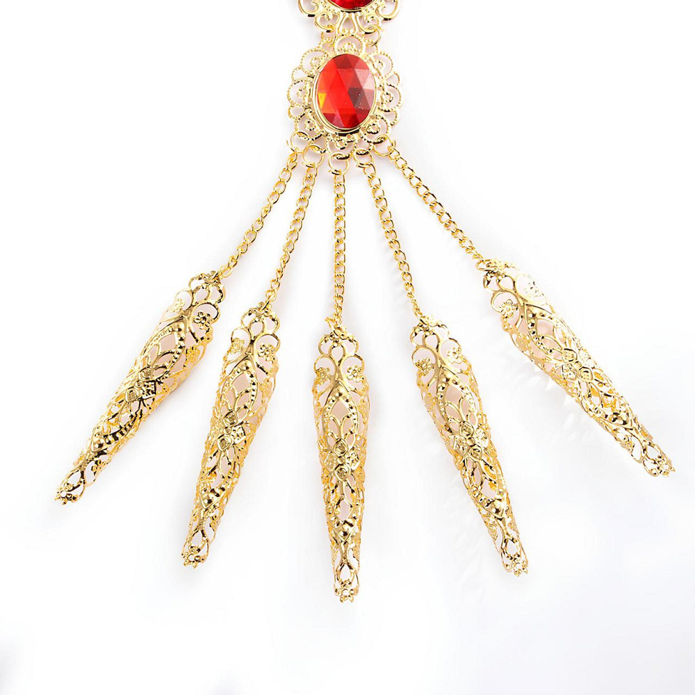 Слейв браслет RESTEQ — індійська прикраса на руку у східному стилі, золотий колір, 30 см Київ - фото 7