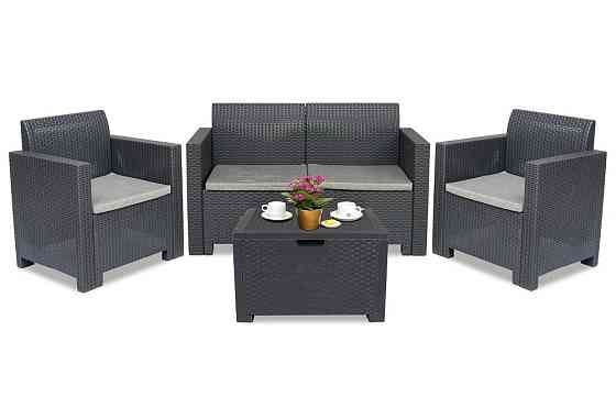 Набор садой мебели BICA Nebraska 2, графит Киев