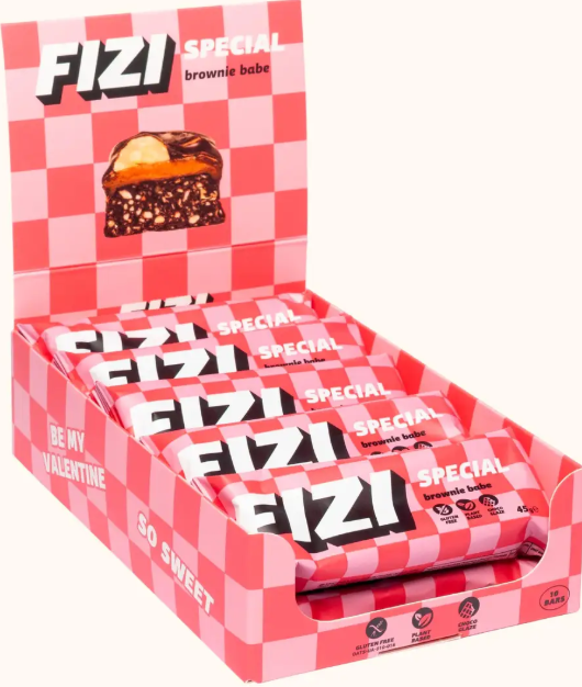 Протеиновый батончик FIZI Box Bar 10х45g брауни Киев - изображение 3