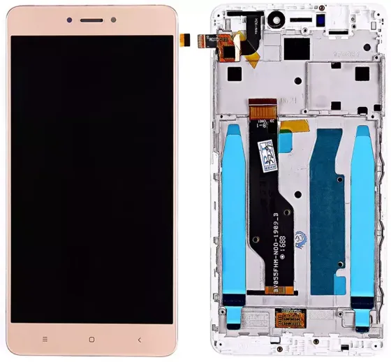 Дисплей Xiaomi Redmi Note 4 с тачскрином и рамкой золотистый Днепр
