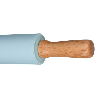 Качалка Ardesto Tasty baking 43,5 см Silicon/Wood Tiffany Blue (AR2323T) Винница - изображение 5