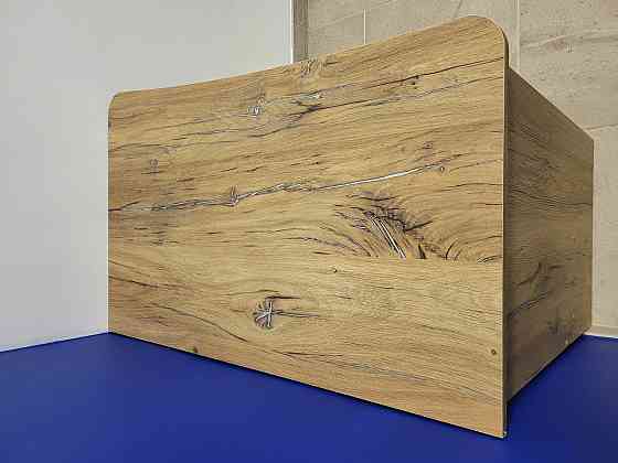 Маленький письмовий стіл учнівський для дитини школяра, підлітка з тумбою 90 см Дуб Флагшток Львів