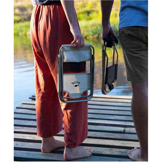 Раскладной стул со спинкой Naturehike MZ01 NH18M001-Z (Черный) Киев