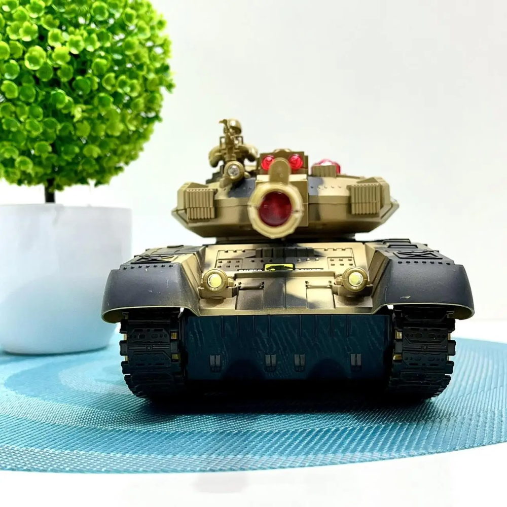 Набір ігровий Танковий Бій на радіокеруванні Коричнево-зелений (885-2) Чернігів - фото 4